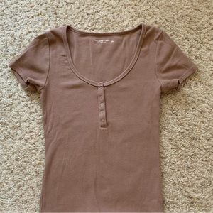 Abercrombie henley bodysuit